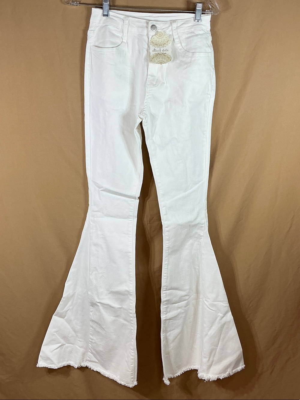 Altar'd State White High-Rise Flare Jeans Size Small 24" waist NWT